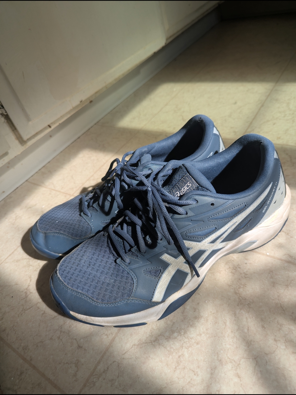 ASICS Gel Rocket 11 Men's Blue Athletic Shoes Sz 11
